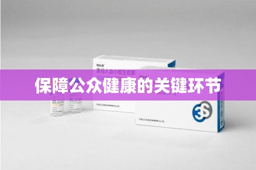 邢台保障公众健康的关键环节